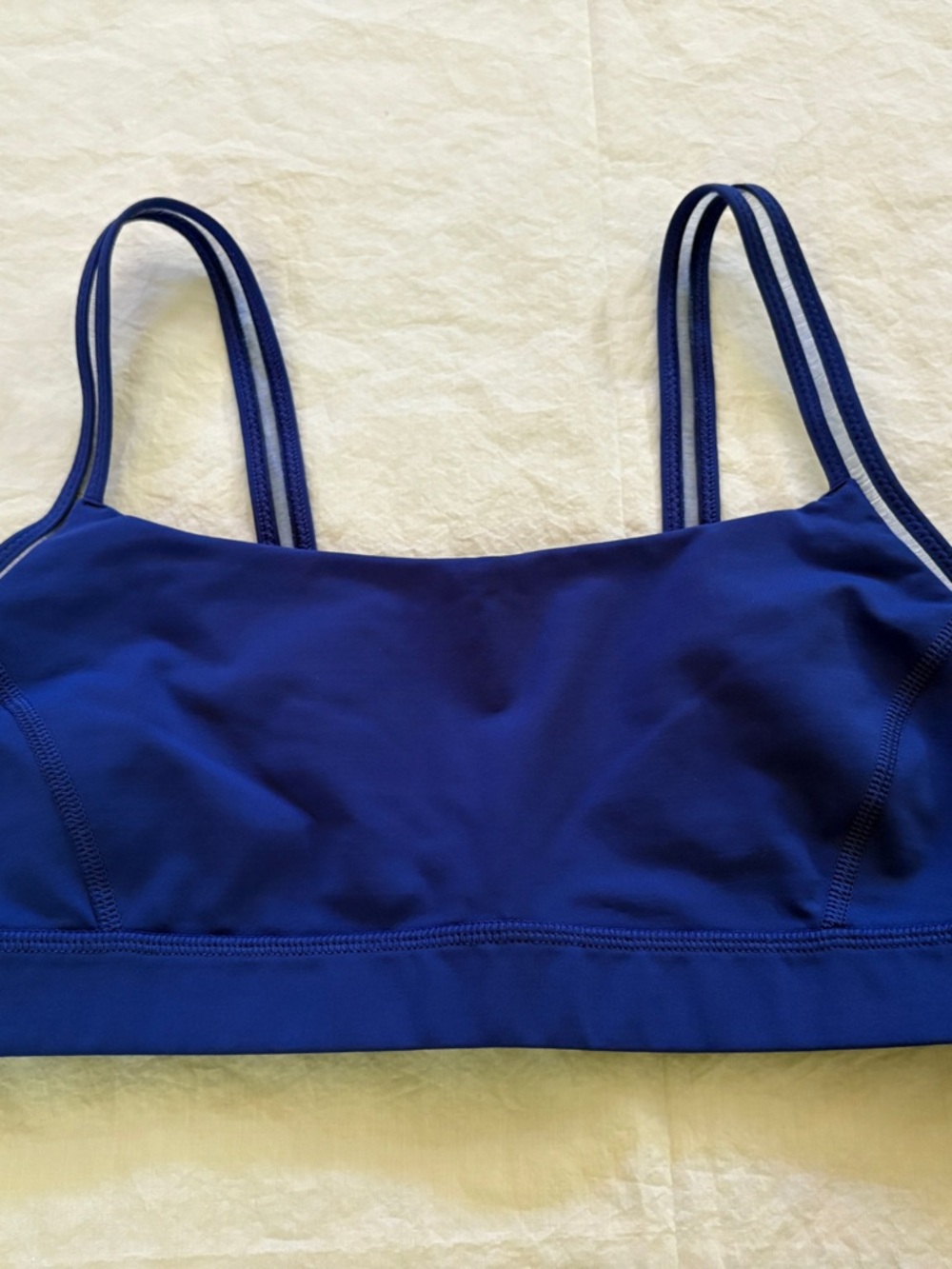 Lululemon Straight Up Sports Bra Sapphire Blue Size 8 - Picture 3 of 6